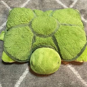 green turtle pillow pet